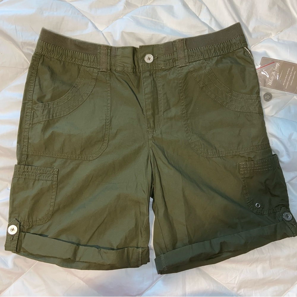 🎯 White Stag cotton hiking shorts. 7 or 9” inseam. Size 8. NWT.